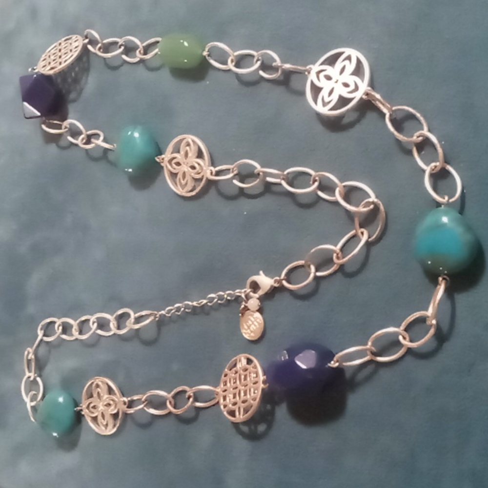 Vintage Baskin brothers long necklace.